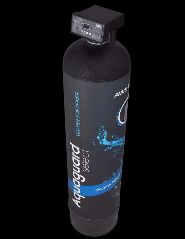 Aquaguard Select AWS water softener angled view